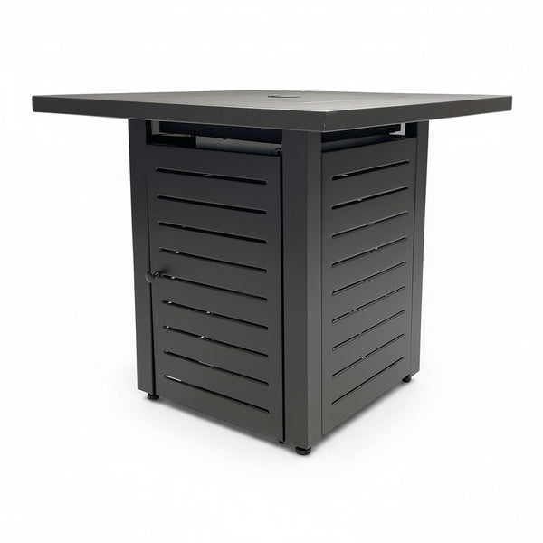 28In Square Gas Firepit